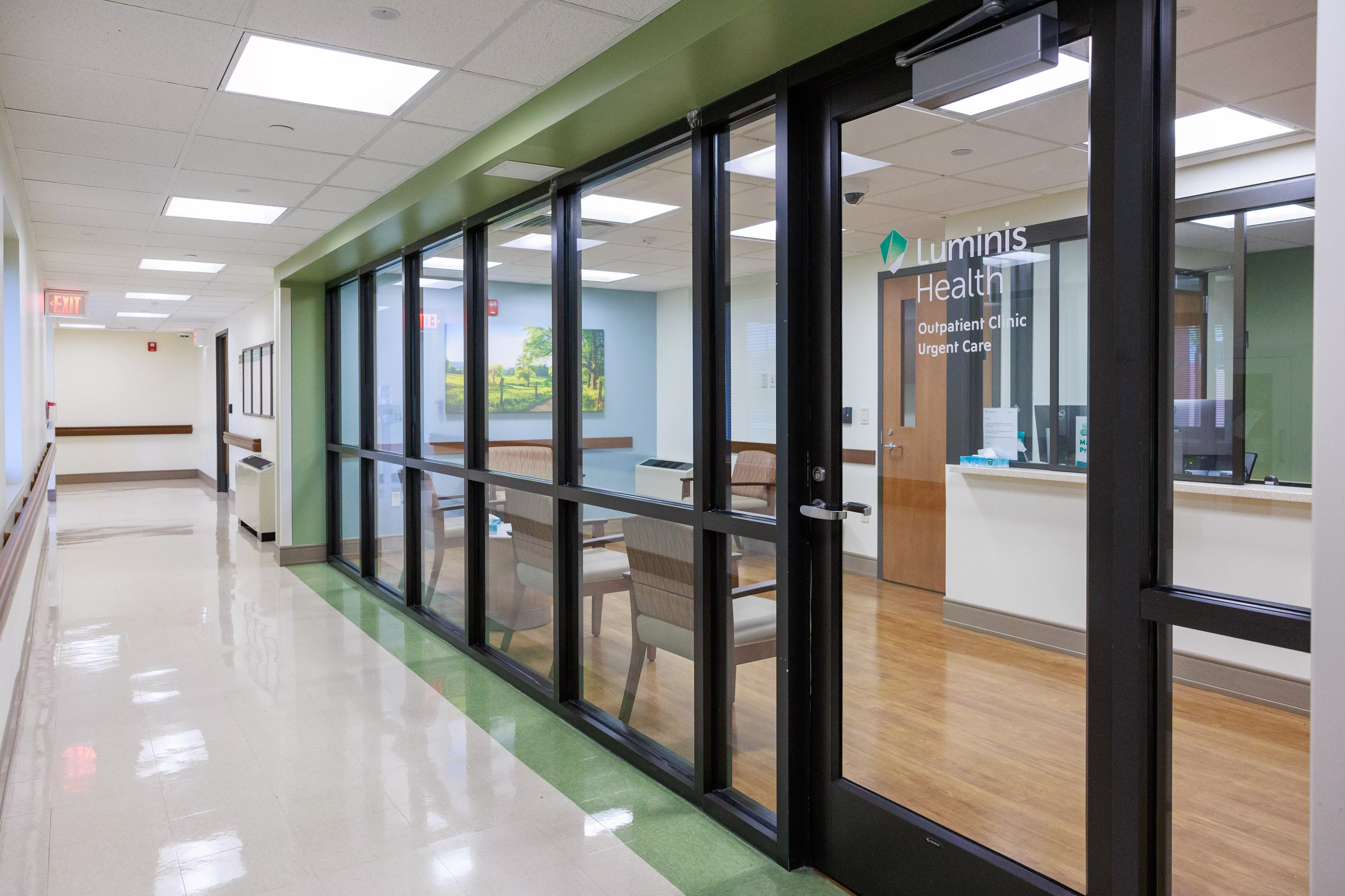 Outpatient treatment walk-in entrance