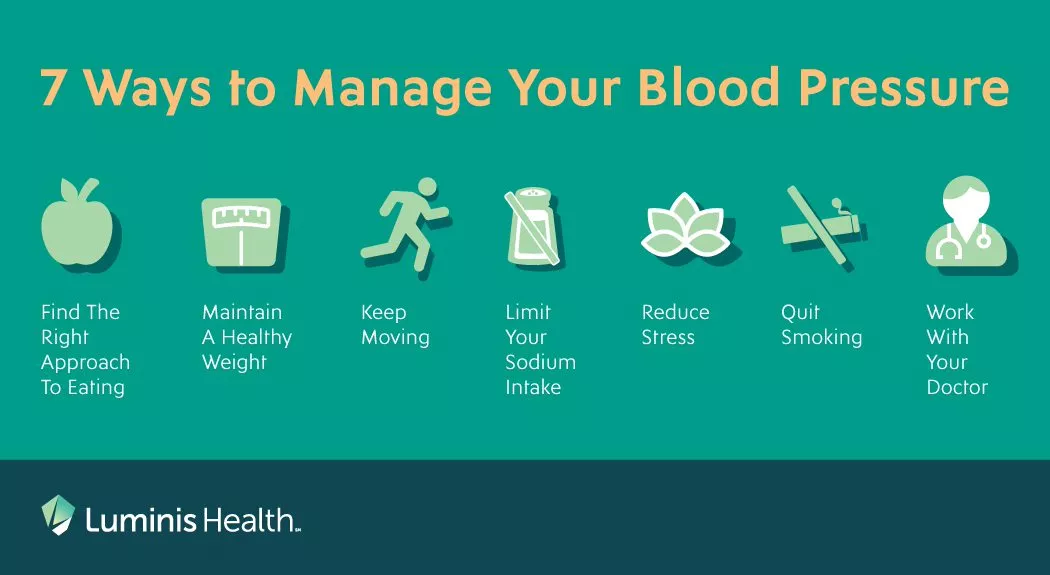 7 ways to manage your blood pressure