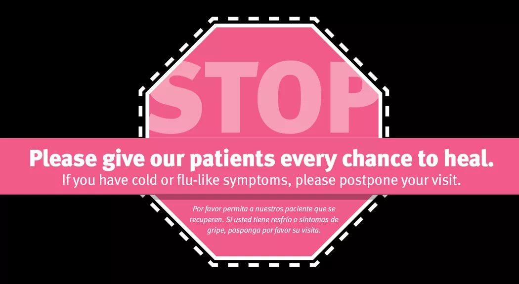 In order to reduce the spread of flu, AAMC is limiting hospital visitors.